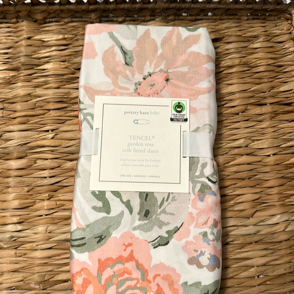 Brand New Pottery Barn Kids Tencel Crib Sheet
